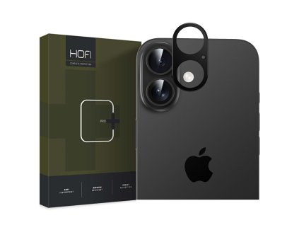 Ochrana na zadní kameru iPhone 16 / iPhone 16 PLUS - Hofi, AluCam Pro+ Black