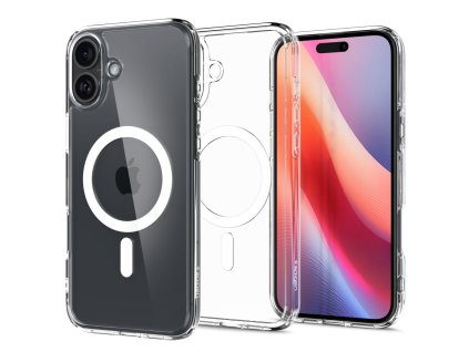 Ochranný kryt na iPhone 16 - Spigen, Ultra Hybrid MagSafe White