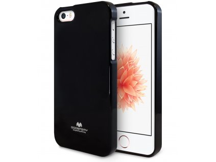 Pouzdro / kryt pro Apple iPhone 5 / 5S / SE - Mercury, Jelly Case Black
