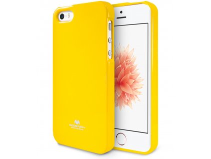 Pouzdro / kryt pro Apple iPhone 5 / 5S / SE - Mercury, Jelly Case Yellow
