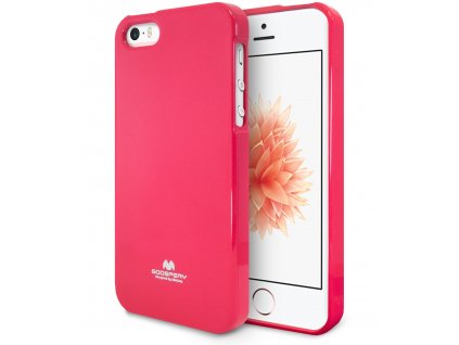 Pouzdro / kryt pro Apple iPhone 5 / 5S / SE - Mercury, Jelly Case Hotpink