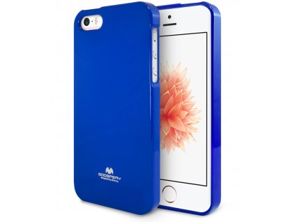 Pouzdro / kryt pro Apple iPhone 5 / 5S / SE - Mercury, Jelly Case Blue