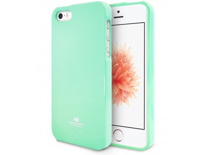 Pouzdro / kryt pro Apple iPhone 5 / 5S / SE - Mercury, Jelly Case Mint