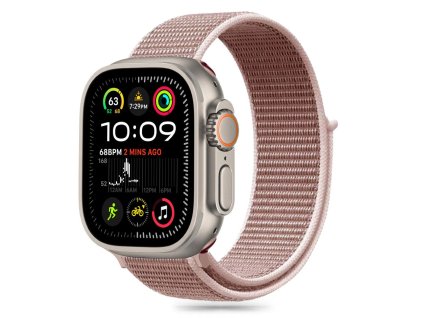 Řemínek pro Apple Watch 38mm / 40mm / 41mm / 42mm - Tech-Protect, Nylon Dusty Rose