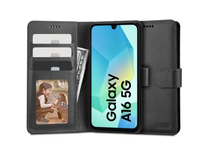 Ochranné pouzdro pro Samsung Galaxy A16- Tech-Protect, Wallet Black