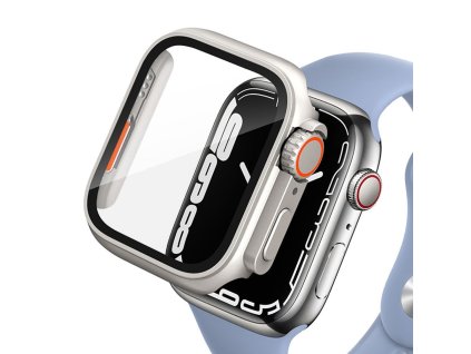 Pouzdro / kryt pro Apple Watch 46mm - Tech-Protect, Defense360 Titanium/Orange