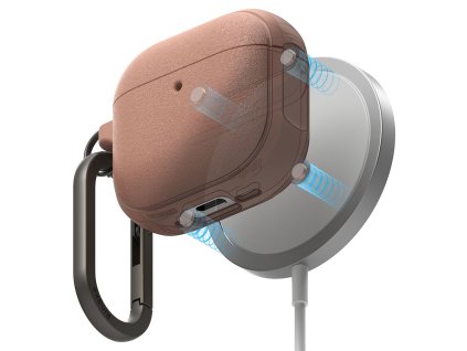 Pouzdro na sluchátka AirPods 4 - Ringke, Onyx MagSafe Constant Coral