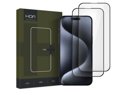 Hybridní ochranné sklo na iPhone 16 Pro - Hofi, Glass Pro+ (2ks)