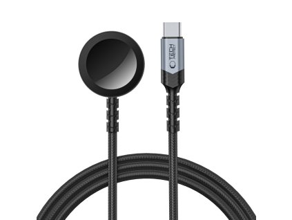 Nabíjecí kabel USB-C pro Apple Watch - Tech-Protect, MC01 UltraBoost Magnetic Charger Black