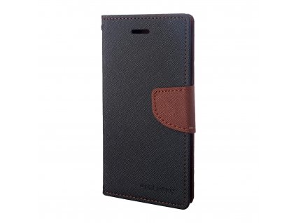 Pouzdro / kryt pro iPhone 7 Plus / 8 Plus - Mercury, Fancy Diary BLACK/BROWN