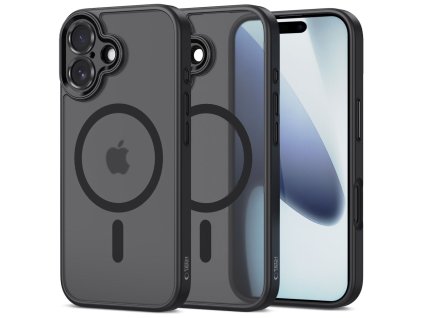 Ochranný kryt na iPhone 17 - Tech-Protect, Magcam MagSafe Matte Black
