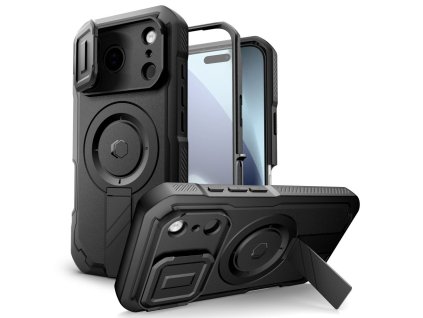 Ochranný kryt na iPhone 17 Pro - Tech-Protect, Kevlar MagSafe Black