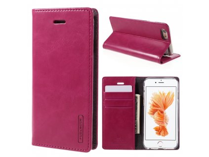 Pouzdro / kryt pro Apple iPhone 6 / 6S - Mercury, Bluemoon Flip Hotpink