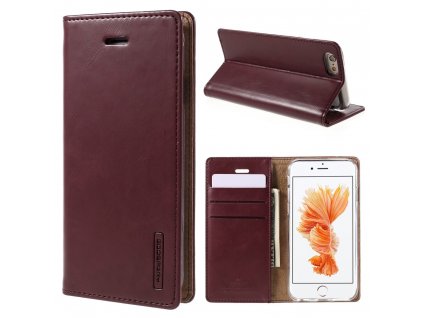 Pouzdro / kryt pro Apple iPhone 6 / 6S - Mercury, Bluemoon Flip Wine