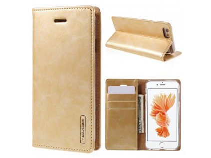 Pouzdro / kryt pro Apple iPhone 6 / 6S - Mercury, Bluemoon Flip Gold