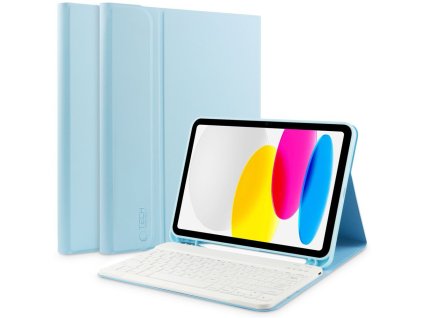 Pouzdro s klávesnicí pro iPad 11 (2025) / iPad 10.9 (2022) - Tech-Protect, SmartCase Blue