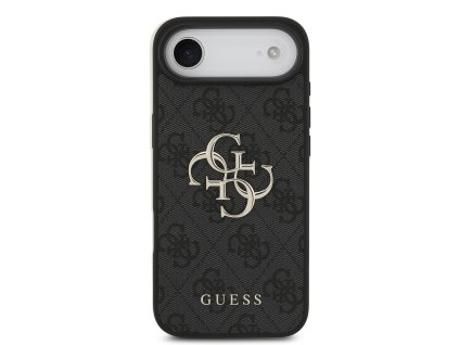 Ochranný kryt na iPhone Air - Guess, 4G Metal Logo Gray