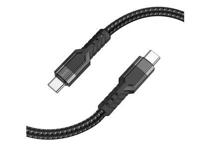 Kabel USB-C na USB-C - Hoco, U110 60W/3A 120cm Black