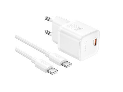 Rychlá nabíječka do sítě - Hoco, N66 Ingenious PD35W + USB-C kabel