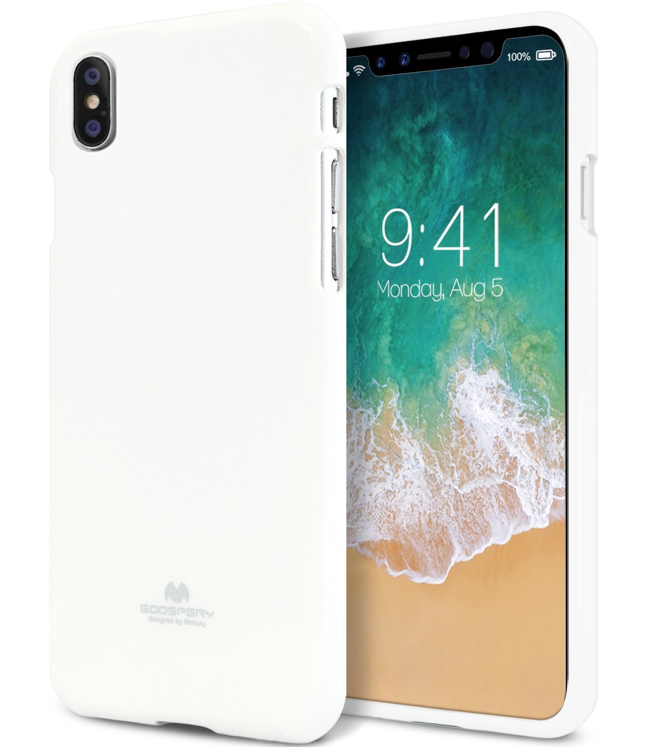 Ochranný kryt pro iPhone XS / X - Mercury, Jelly Case White