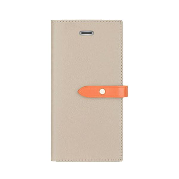 Pouzdro / kryt pro iPhone 6 / 6S - Mercury, Romance Diary GREY/ORANGE