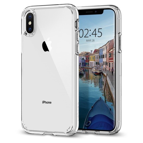 Ochranný kryt pro iPhone XS / X - Spigen, Ultra Hybrid Crystal