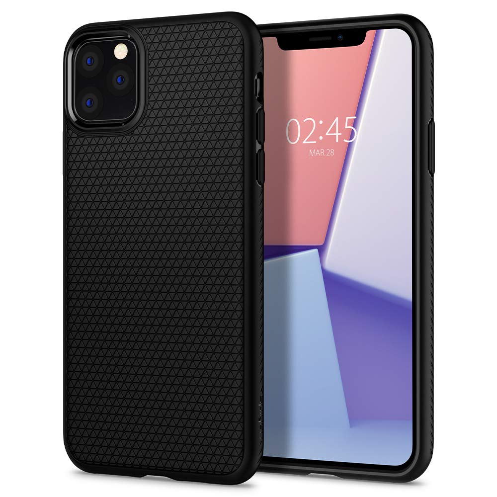 Ochranný kryt na iPhone 11 Pro - Spigen, Liquid Air Black