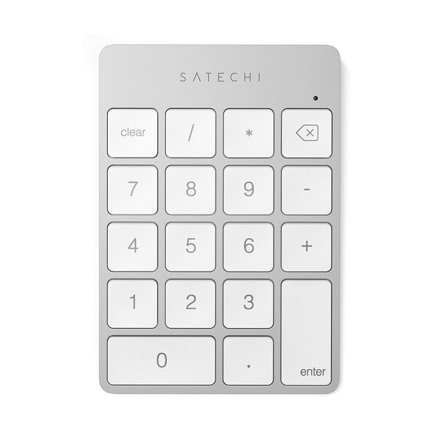 Bezdrátová číselná klávesnice pro Mac - Satechi, SLIM Wireless Keypad Silver