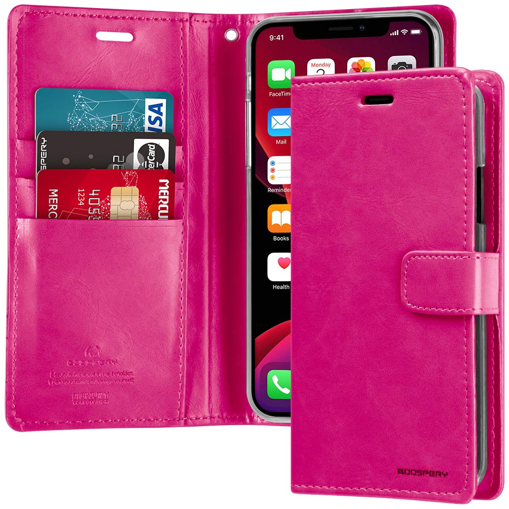 Pouzdro na iPhone 11 Pro MAX - Mercury, Bluemoon Diary HOTPINK