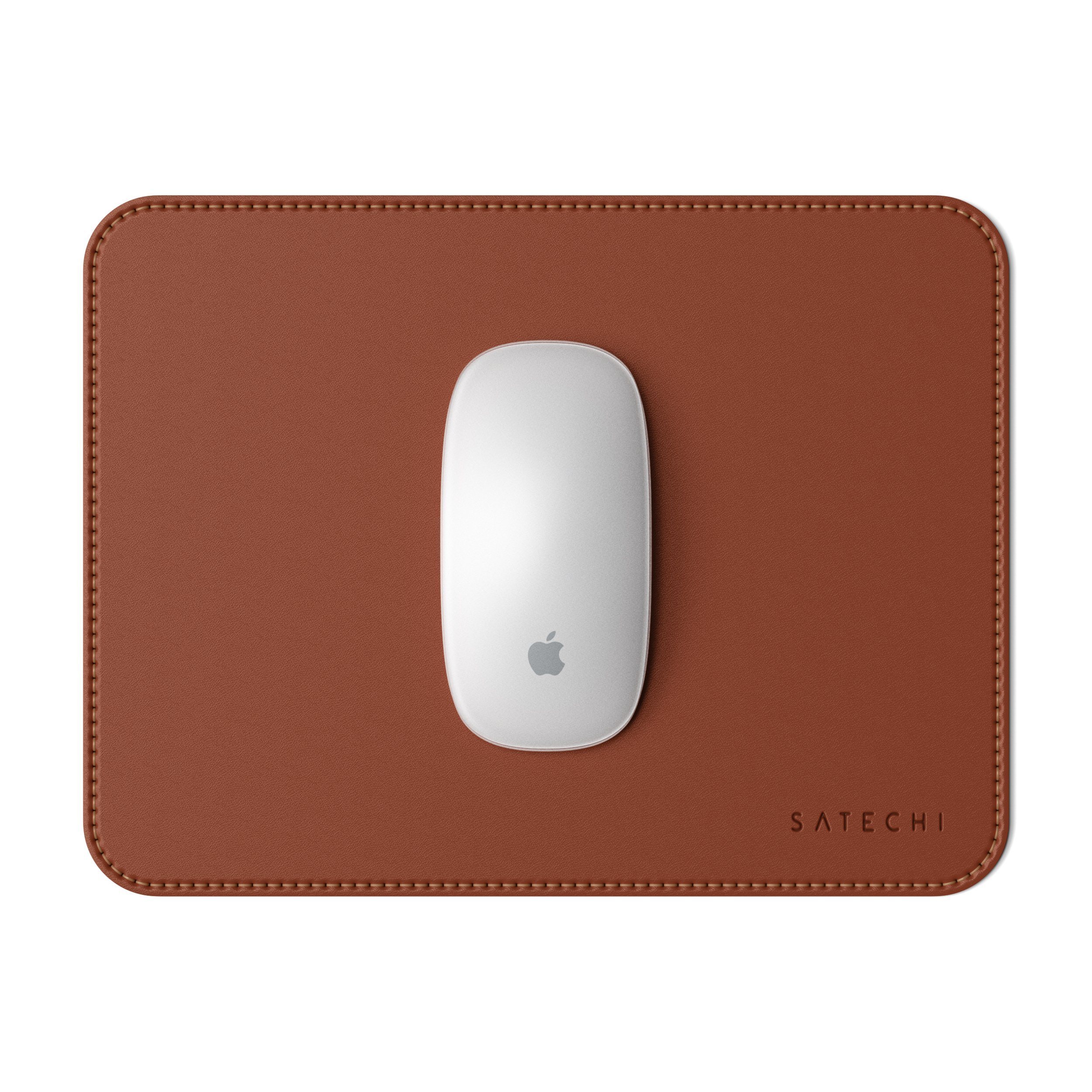 Podložka pod myš - Satechi, Eco Leather Mouse Pad Brown