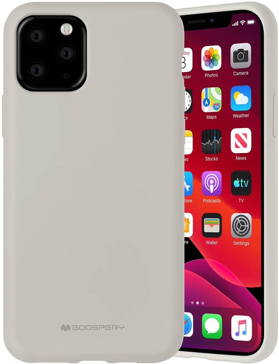 Ochranný kryt pro iPhone 11 Pro - Mercury, Silicone Stone