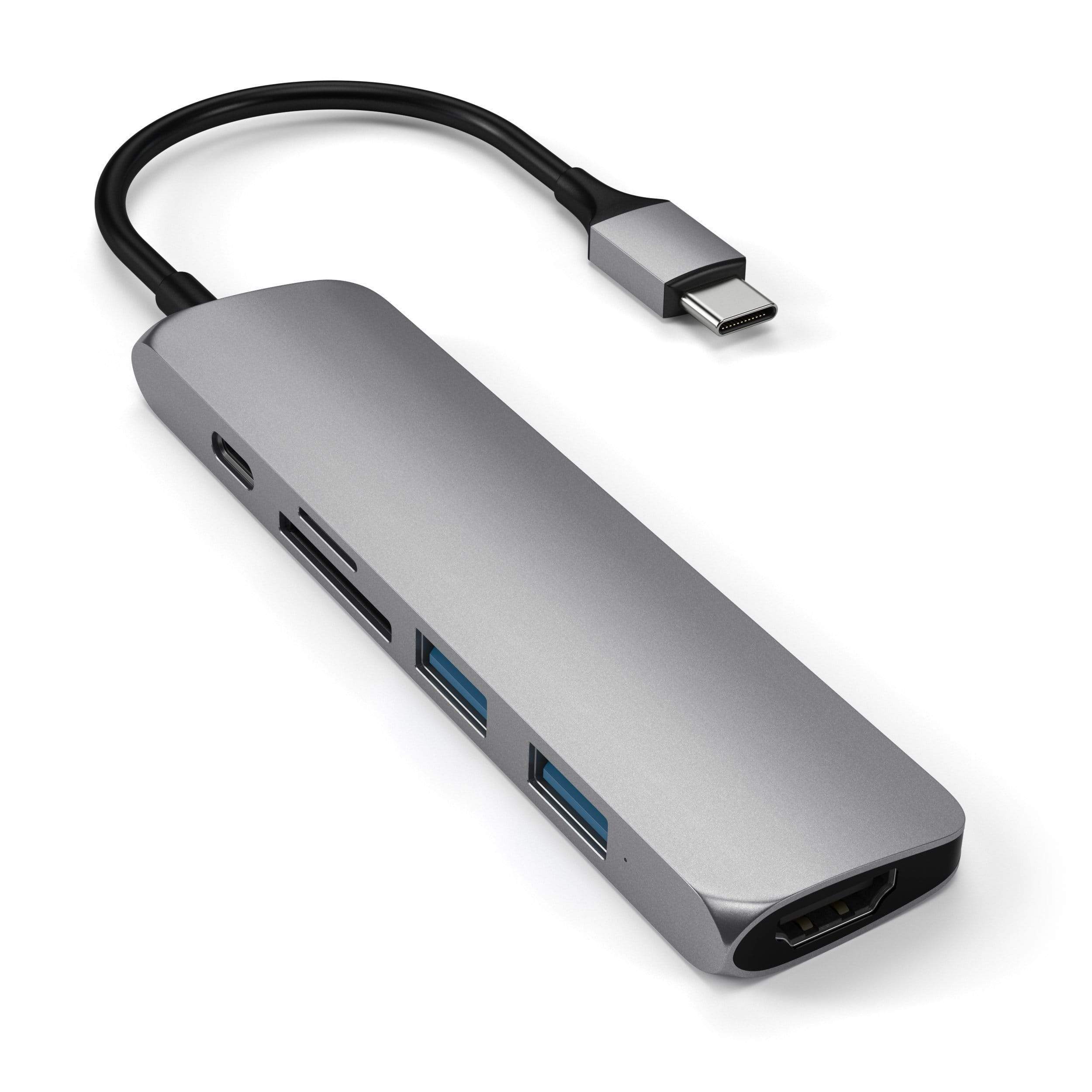 Satechi 1x USB-C + 1x SD + 2x USB-A + 1x HDMI ST-SCMA2M šedá