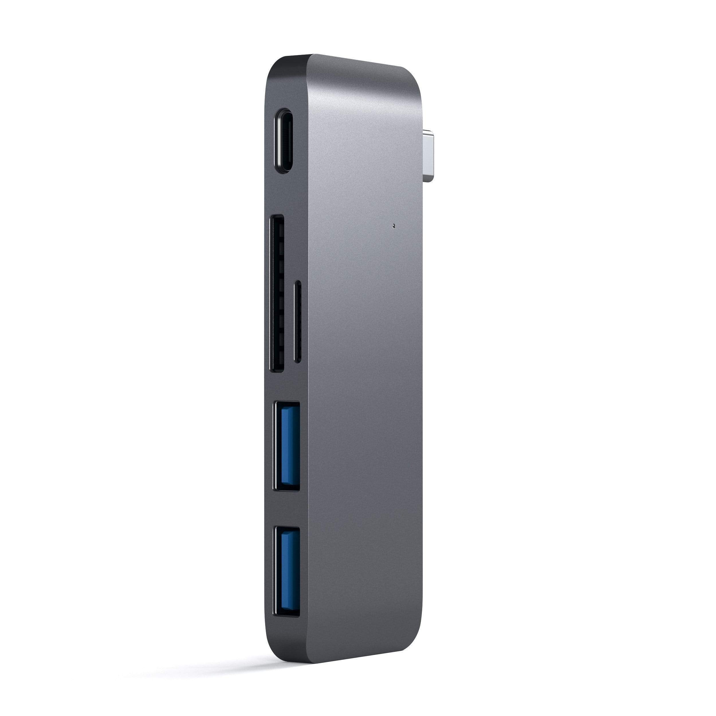 Satechi 1x USB-C + 1x micro/SD + 2x USB-A ST-TCUPM šedá