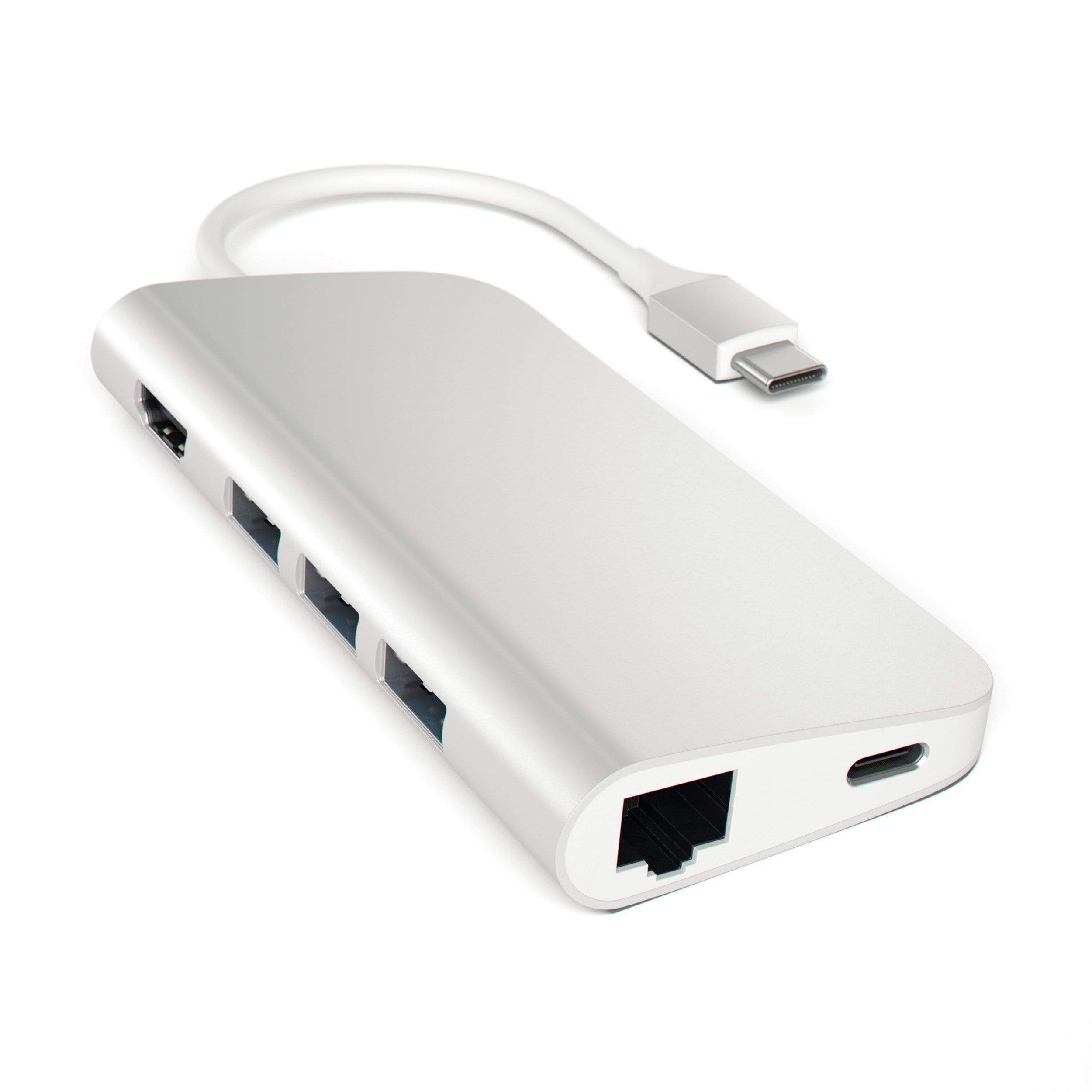 Satechi 3x USB-A + 1x HDMI + 1x USB-C ST-TCMAS stříbrná