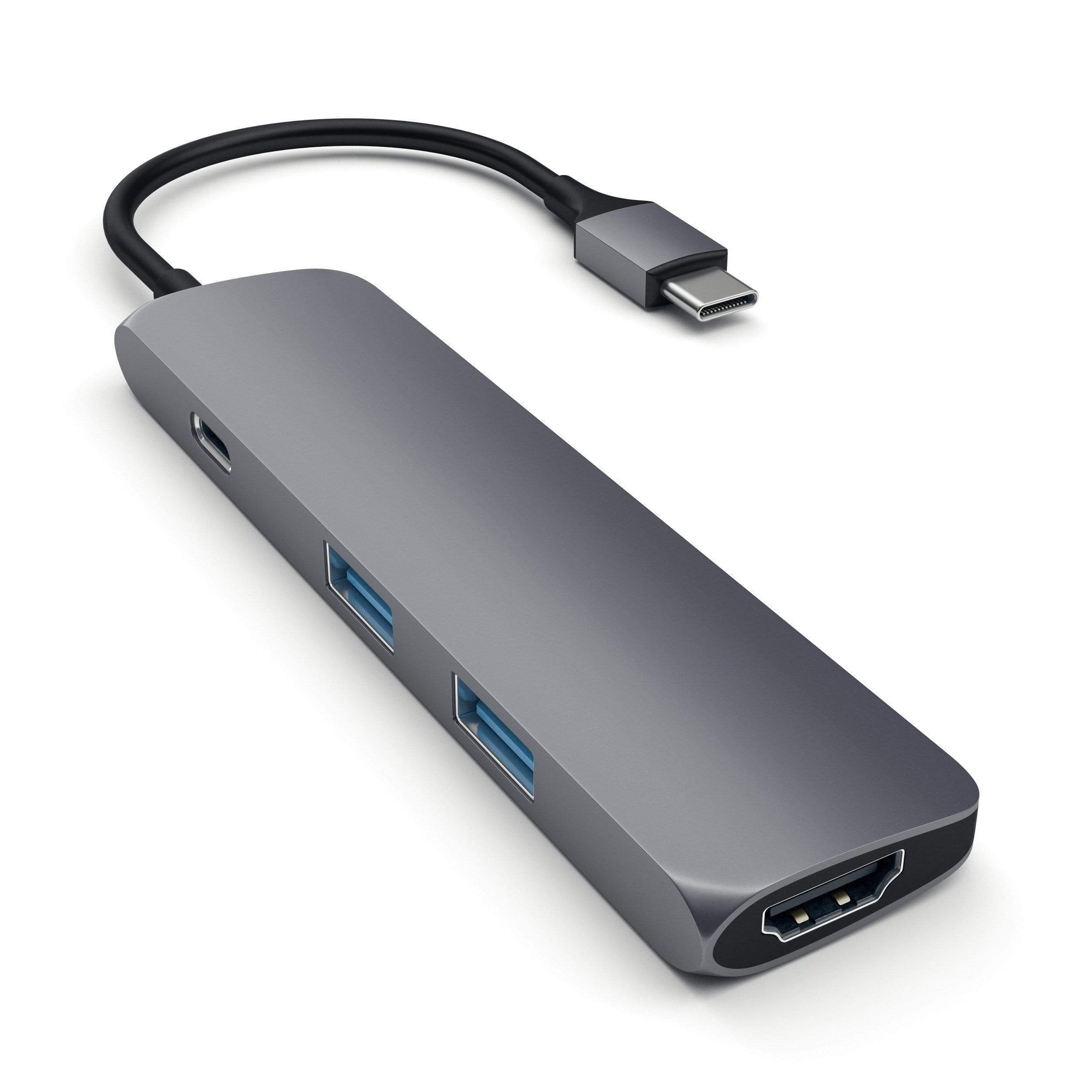 Satechi 2x USB-A + 1x HDMI + 1x USB-C ST-CMAM šedá