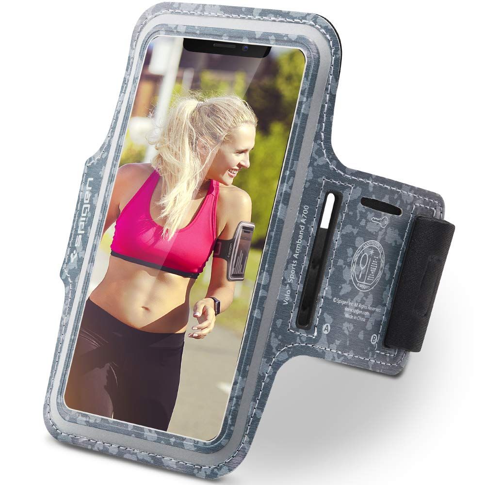 Sportovní pouzdro na ruku pro iPhone - Spigen, Velo A700 Camo
