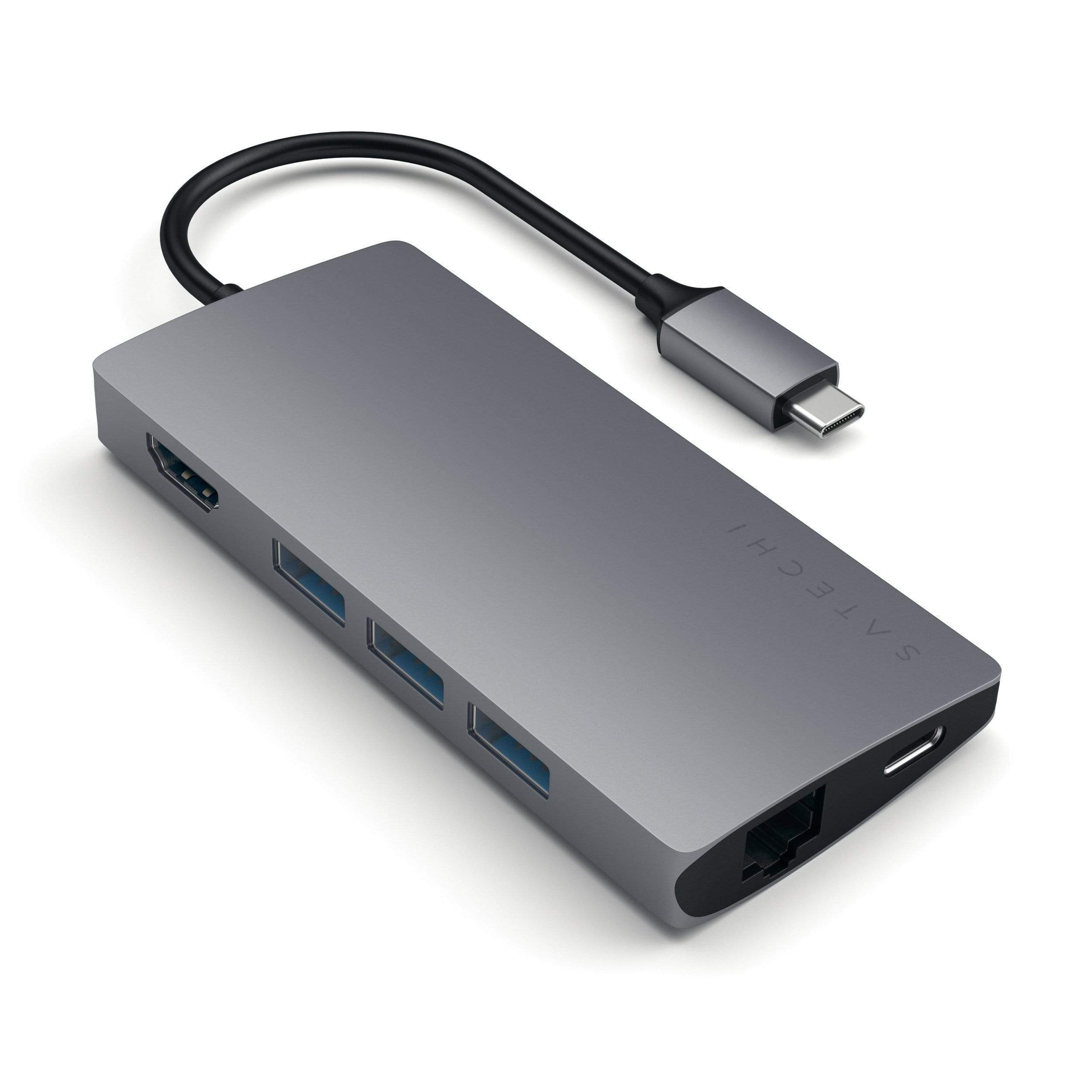 Satechi 3x USB-A + 1x HDMI + 1x USB-C ST-TCMA2M šedá