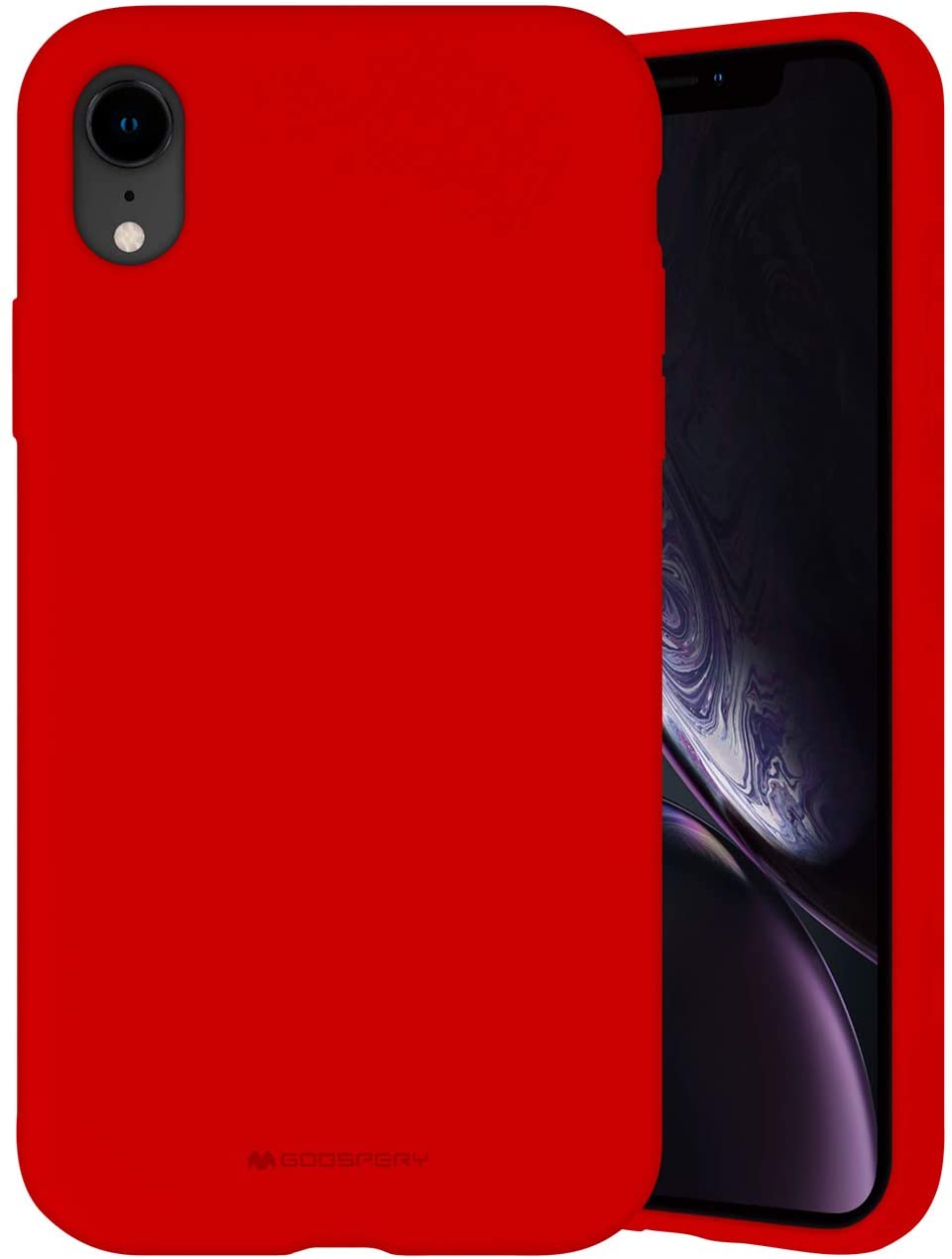 Ochranný kryt pro iPhone XR - Mercury, Silicone Red