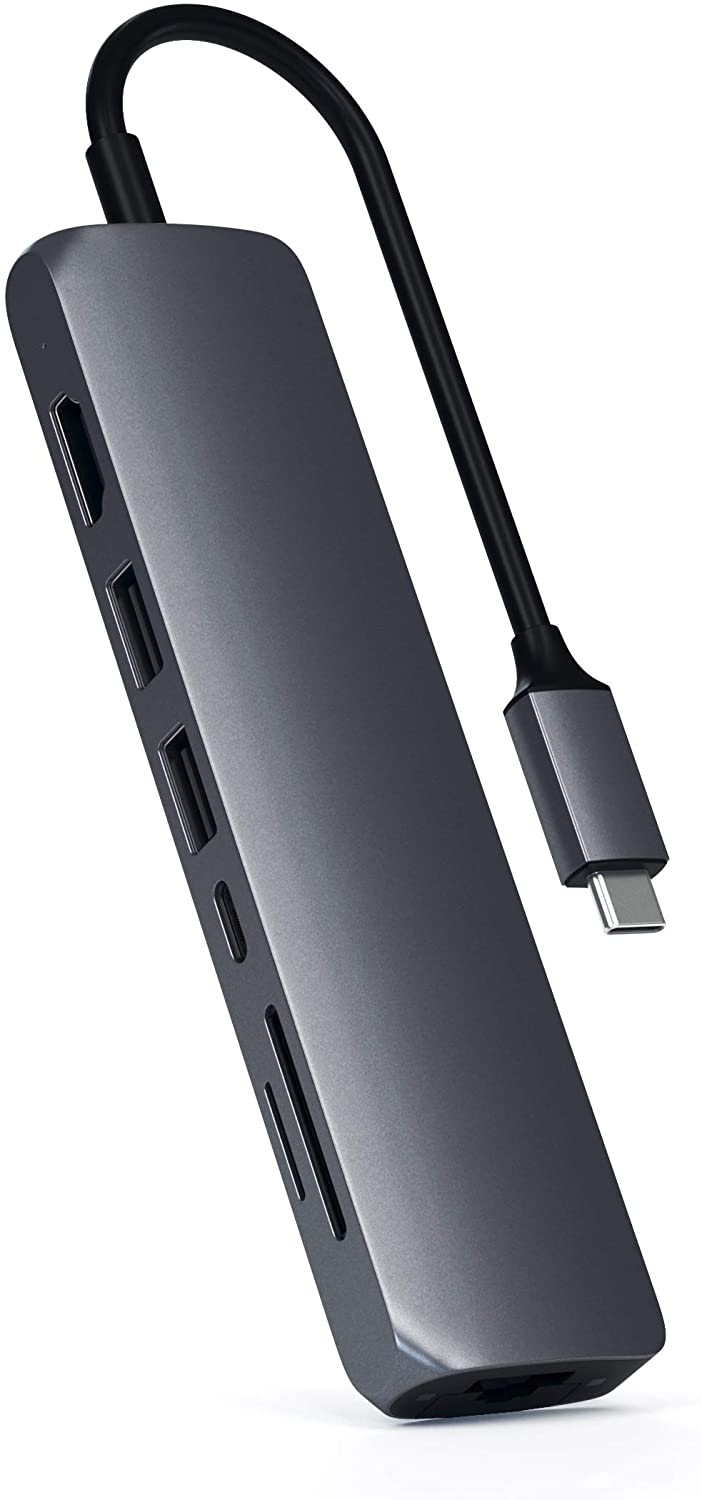 Satechi 2x USB-A + 1x USB-C + 1x HDMI + 1x SD ST-UCSMA3M šedá