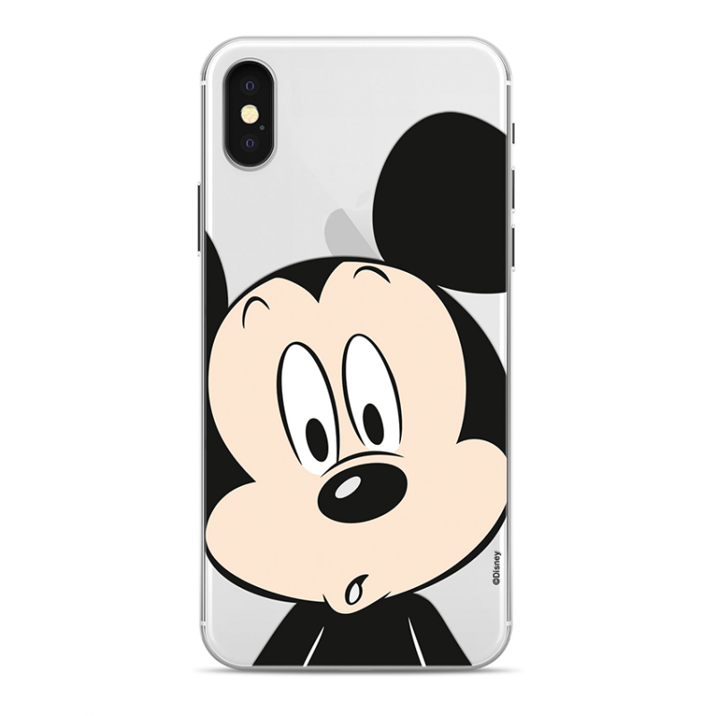 Ochranný kryt pro iPhone XS / X - Disney, Mickey 019 Transparent