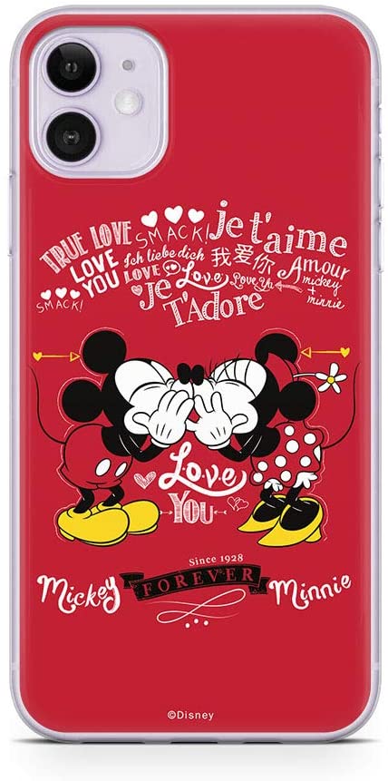 Ochranný kryt pro iPhone 11 - Disney, Mickey & Minnie 005