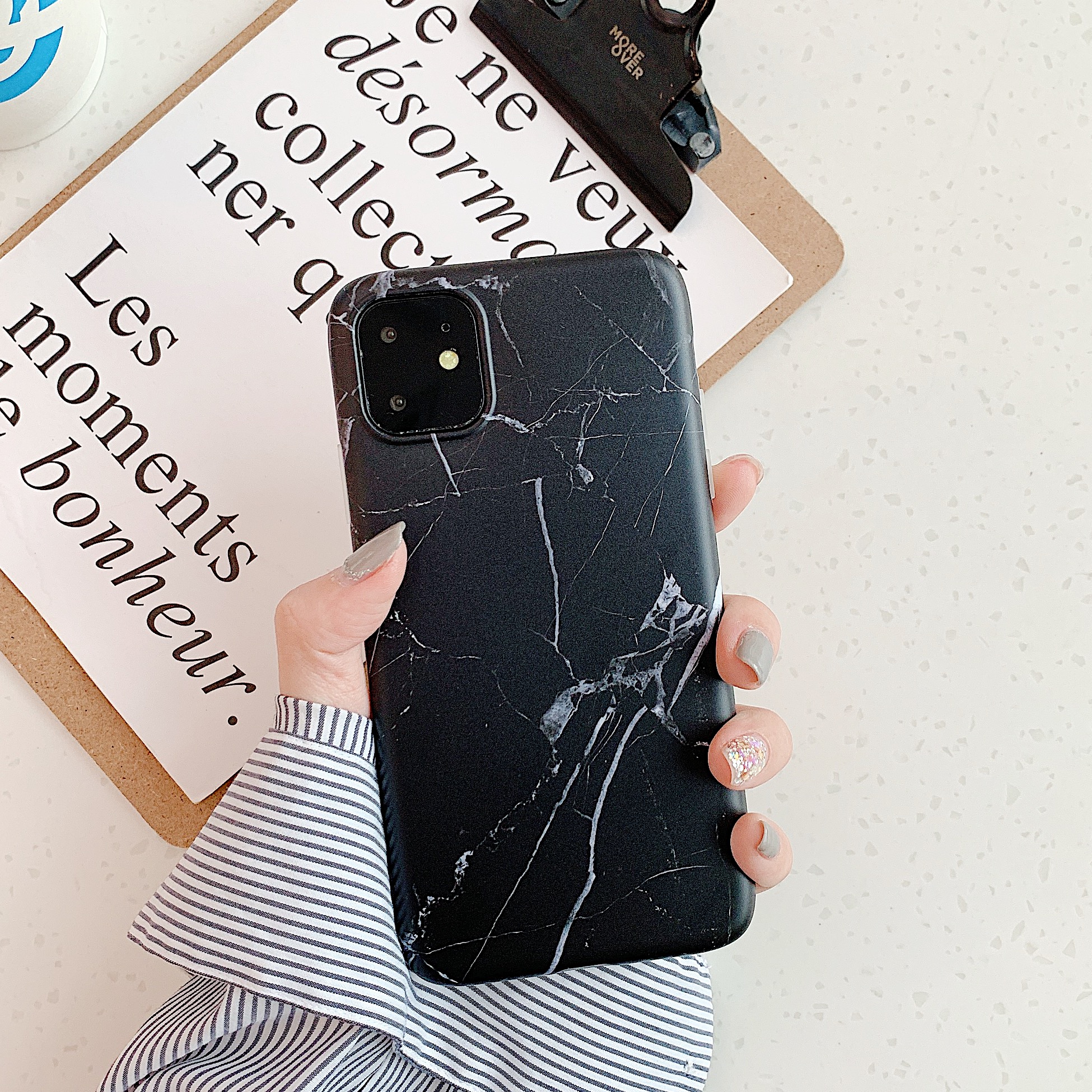 Ochranný kryt pro iPhone 11 Pro - Marble Black