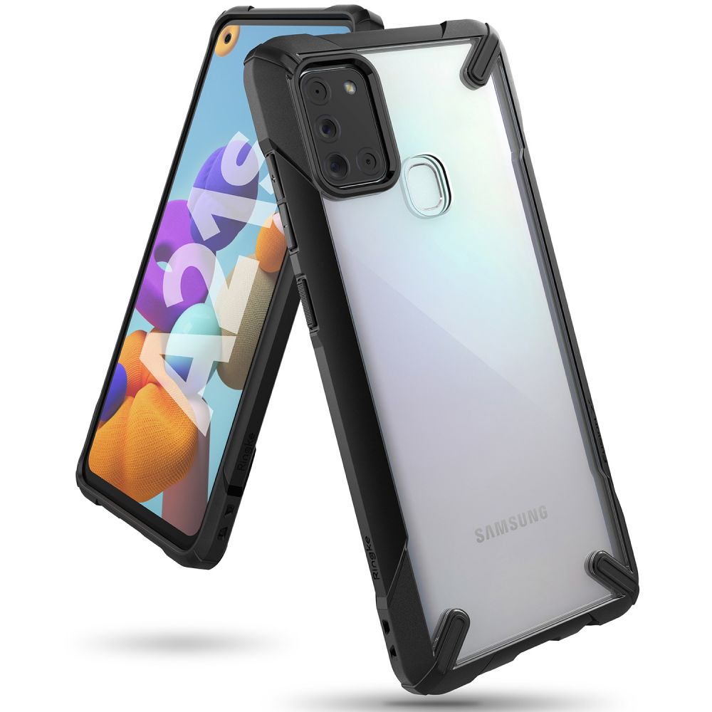 Ochranný kryt pro Samsung Galaxy A21S - Ringke, Fusion-X Black