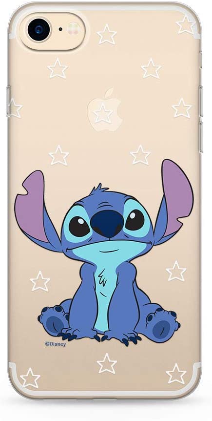 Ochranný kryt pro iPhone 7 / 8 / SE (2020/2022) - Disney, Stitch 006 Transparent