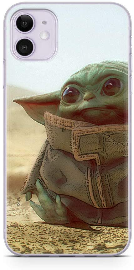 Ochranný kryt pro iPhone 11 - Star Wars, Baby Yoda 003