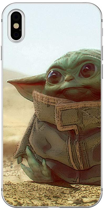Ochranný kryt pro iPhone XS / X - Star Wars, Baby Yoda 003