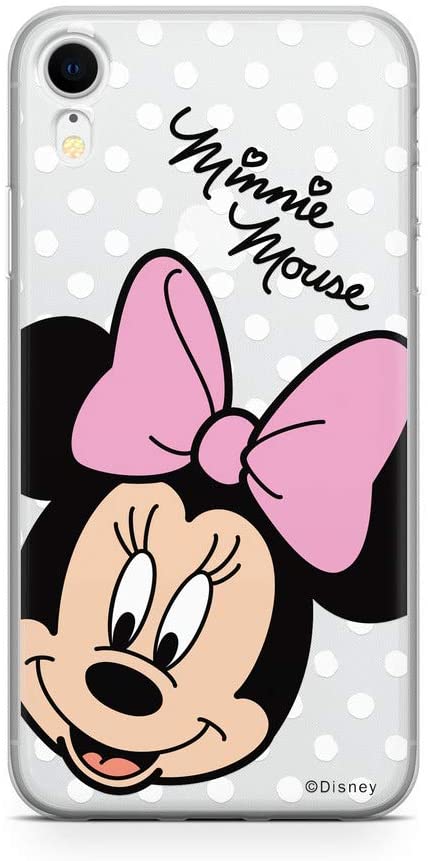Ochranný kryt pro iPhone XR - Disney, Minnie 008 Transparent