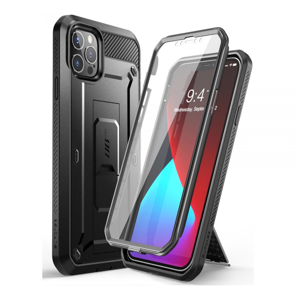 Ochranný kryt pro iPhone 12 / 12 Pro - Supcase, Unicorn Beetle Pro Black