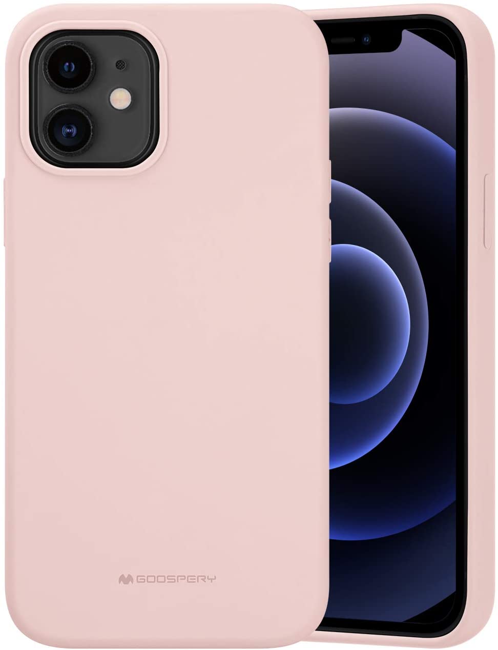 Ochranný kryt pro iPhone 12 / 12 Pro - Mercury, Silicone Pink Sand