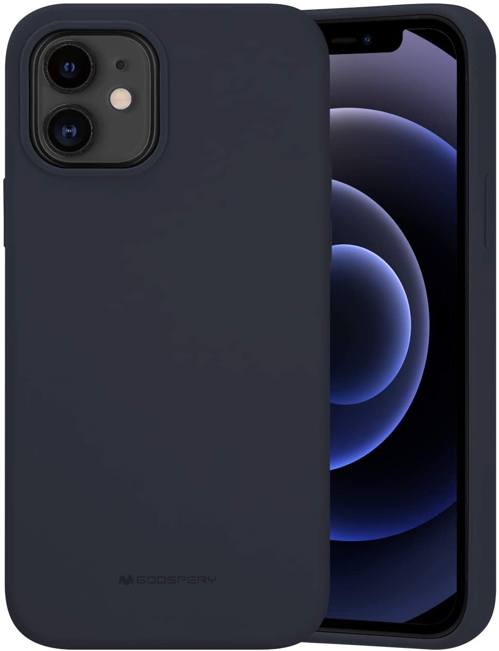 Ochranný kryt pro iPhone 12 Pro MAX - Mercury, Silicone Navy